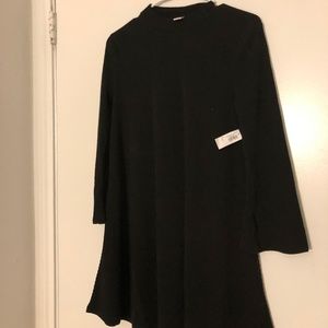 NWT Old Navy Brushed-Knit Mock-Neck Swing Dress